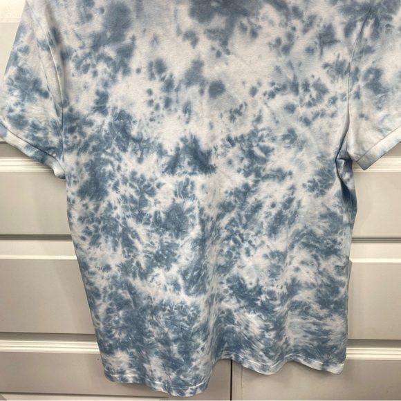 Lauren Ralph Lauren Black Label Paint Splatter Polo Collared Shirt Large Tie Dye - Picture 6 of 9